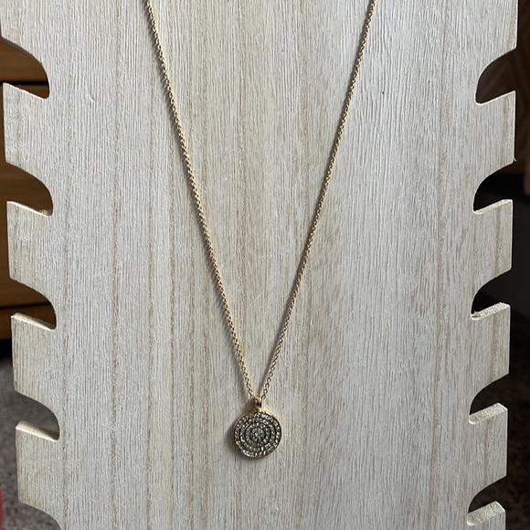 New with a small defect - Gold coin necklace with crystals - Picture 4 of 8